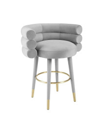 TOV Furniture betty Velvet Counter Stool