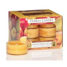 Yankee Candle Mango Peach Salsa Aroma Candles Ароматические свечи с ароматом манго и персика 12 х 9,8 г