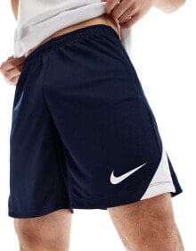 Купить мужские спортивные шорты Nike Football: Nike football Strike shorts in navy and white