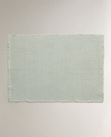 Non-slip woven bath mat