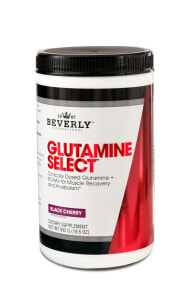 L-карнитин и L-глютамин beverly International Glutamine Select Black Cherry Глютамин + BCAA для восстановления мышц и анаболизма 552 г