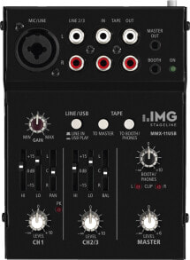 IMG Stage Line MMX-11USB 2 канала 20 - 20000 Hz Черный 20.2840