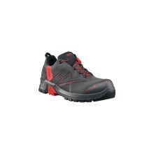 Haix Sicherheitsschuh Connexis® GTX low Größe 10 (45) grau/rot S3 HRO HI CI WR SRC Rindspaltleder 2.0-2.2 mm/Textil