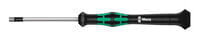 Wera 2054 Screwdriver for hexagon socket screws for electronic applications - 13 mm - 15.7 cm - 13 mm - Black/Green