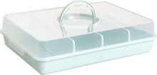 Посуда и емкости для хранения продуктов plast Team Cake container Gdynia white Plast Team (1866)