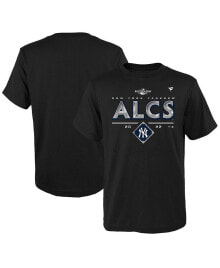 Youth Boys Branded Black New York Yankees 2022 Division Series Winner Locker Room T-shirt