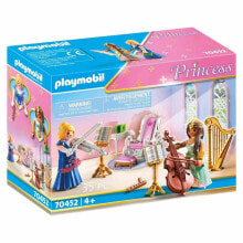 Детские игровые наборы и фигурки из дерева Набор с элементами конструктора Playmobil Princess 70452 Музыкальная комната