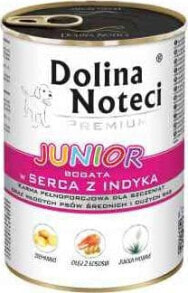 Купить влажные корма для собак Dolina Noteci: Dolina Noteci Dolina Noteci Premium Serca z Indyka Junior 400 g