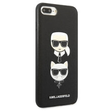 KARL LAGERFELD Klhci8Lsakickcbk iPhone 7 Plus8 Plus Saffiano Karl&Choupette Head phone case