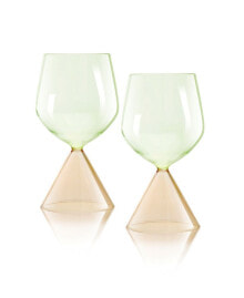 Qualia Glass venice 18 oz Wine Glasses, Set of 2