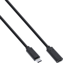Компьютерные разъемы и переходники InLine 35774 USB кабель 1,5 m 3.2 Gen 2 (3.1 Gen 2) USB C Черный