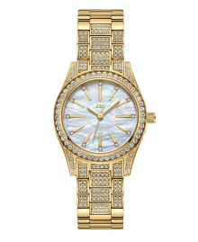 Купить наручные часы JBW: Women's Cristal Spectra 18k Gold-plated Stainless Steel Diamond Watch, 28mm