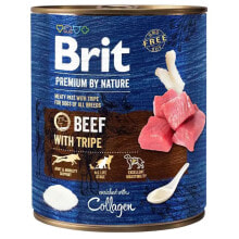 BRIT Premium by Nature Beef with Tripe wet food for dog 800g