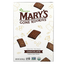 Мэри Гон Крэкэрс, Organic Graham Style Snacks, шоколад, 142 г (5 унций)