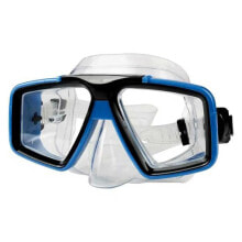 Masks and snorkels for scuba diving