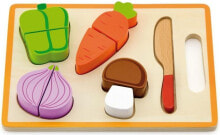 Toy food and tableware for girls