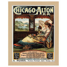 Bilderrahmen Chicago & Alton Railroad