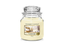Освежители воздуха и ароматы для дома aromatic candle Classic medium Soft Wool & Amber 411 g