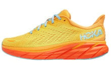 HOKA ONE ONE Clifton 8 减震 低帮 跑步鞋 男款 黄橙 / Кроссовки HOKA ONE ONE Clifton 8 1119393-RYMZ