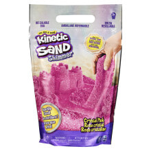 Кинетический песок для лепки для детей Kinetic Sand Crystal Pink 2lb Bag кинетический песок 6060800