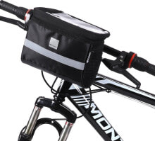 Wozinsky Bicycle Handlebar Bag With Window For Touch Phone 2L Black Wozinsky WBB12BK Universal