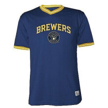 Синие мужские футболки Milwaukee Brewers