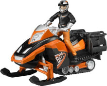 Toy cars and equipment for boys snowmobil mit Fahrer und Ausstattung