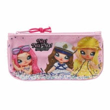 School Case Na!Na!Na! Surprise Sparkles Pink (23 x 11 x 1 cm)