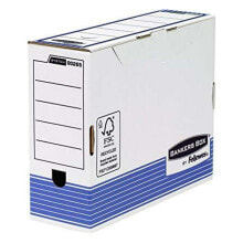 File Box Fellowes Blue 10 Units White A4