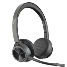 Headphones with Microphone Poly 218473-01 Black