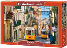 Детские развивающие пазлы Castorland Puzzle 1000 Lisbon Trams Portugal