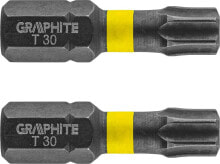 Купить биты для электроинструмента GRAPHITE: Graphite Końcówka wkrętakowa (Bity udarowe TX30 x 25 mm, 2 szt.)