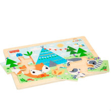 Кубики для малышей wOOMAX Fisher-Price Wooden Animals Puzzle