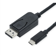 ROLINE 11.04.5837 видео кабель адаптер 3 m DisplayPort USB Type-C Черный