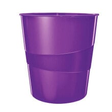 Esselte 52781062 мусорный контейнер Круглый Фиолетовый Полистрол