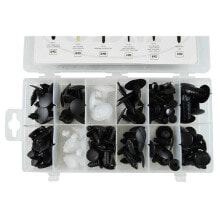 JBM Universal plastic clips case 128 pieces