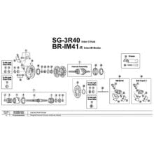 SHIMANO Nexus Cone Right Brake Hub