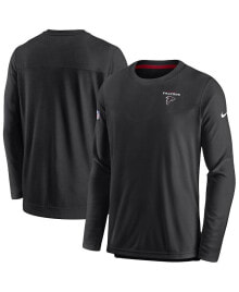 Nike men's Black Atlanta Falcons Sideline Lockup Performance Long Sleeve T-shirt