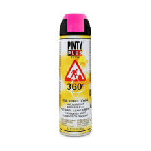 Spray paint Pintyplus Tech T184 360º Fuchsia 500 ml