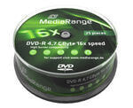 MediaRange MR403 чистый DVD 4,7 GB DVD-R 25 шт