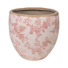 Planter Romimex Beige Pink Porcelain 20 x 19 x 20 cm