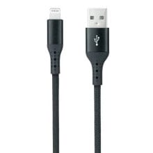 NANOCABLE 10.10.0401-COBK USB-A To Lightning Cable 1 m 3 units