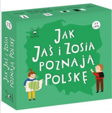 Развивающие настольные игры для детей Kangaroo Like Jaś and Zosia get to know Poland