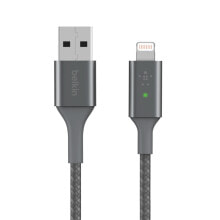 Кабели для зарядки, компьютерные разъемы и переходники belkin Smart LED Lighting to USB-A Серый CAA007BT04GR
