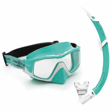 Masks and snorkels for scuba diving