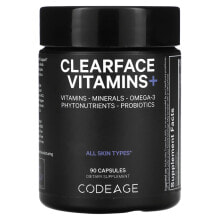 Codeage, Vitamins, Clearface, 90 Capsules