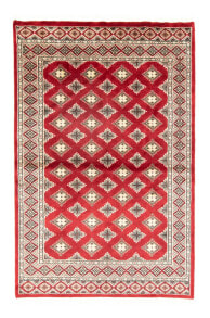 Pakistan Teppich - 181 x 125 cm - rot