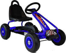 LeanToys Gokart na Pedały G201 Niebieski