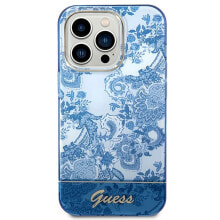 GUESS Guhcp14Xhgplhb iPhone 14 Pro Max 6.7 Porcelain Collection phone case