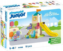 Playmobil Zestaw z figurkami Junior 71703 Wieża przygód i budka z lodami Playmobil